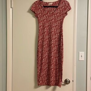 Floral bodycon dress, medium